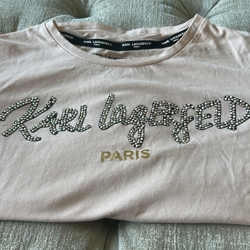 Karl Lagerfeld bling T-shirt size XS
